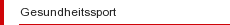 Gesundheitssport